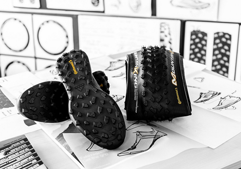 Suelas de caucho desarrolladas por Continental para Adidas, fabricadas con tecnología inspirada en neumáticos de alto desempeño para maximizar tracción, durabilidad y rendimiento deportivo.