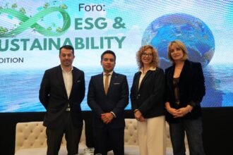 Representantes del sector empresarial durante el V Foro ESG & Sustainability, organizado por BritCham Ecuador