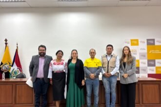 Durante la Caravana de la Sostenibilidad de CERES, realizada en Ibarra en la Universidad Técnica del Norte.