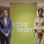 De izquierda a derecha: Pablo López, CEO de SolarTeam, y Emely Valencia, Gerente de Marketing de SolarTeam.
