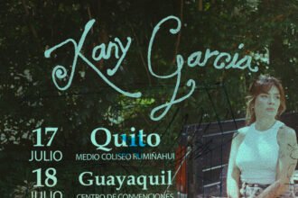 Kany García emocionará al público ecuatoriano en julio de 2026 con conciertos en Quito y Guayaquil durante su gira internacional.