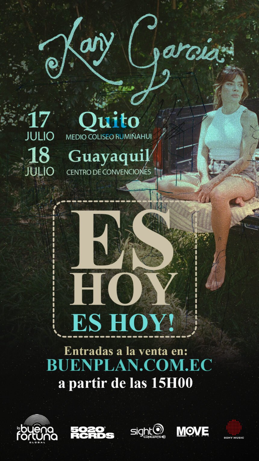 Kany García emocionará al público ecuatoriano en julio de 2026 con conciertos en Quito y Guayaquil durante su gira internacional.