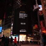 Continental apaga una pantalla de Times Square durante cinco minutos para invitar a vivir más offline.