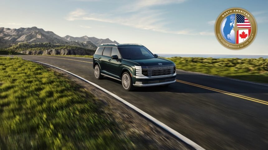 Hyundai Palisade fue reconocido como Vehículo Utilitario del Año 2026 en Norteamérica por el jurado independiente de NACTOY, destacando su innovación, versatilidad y enfoque familiar premium.