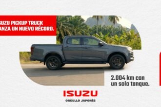 La Pickup Truck de Isuzu alcanza 2.004 km con un solo tanque de combustible durante el “Desafío Duramiles”, certificada por el Libro de Récords de Malasia.