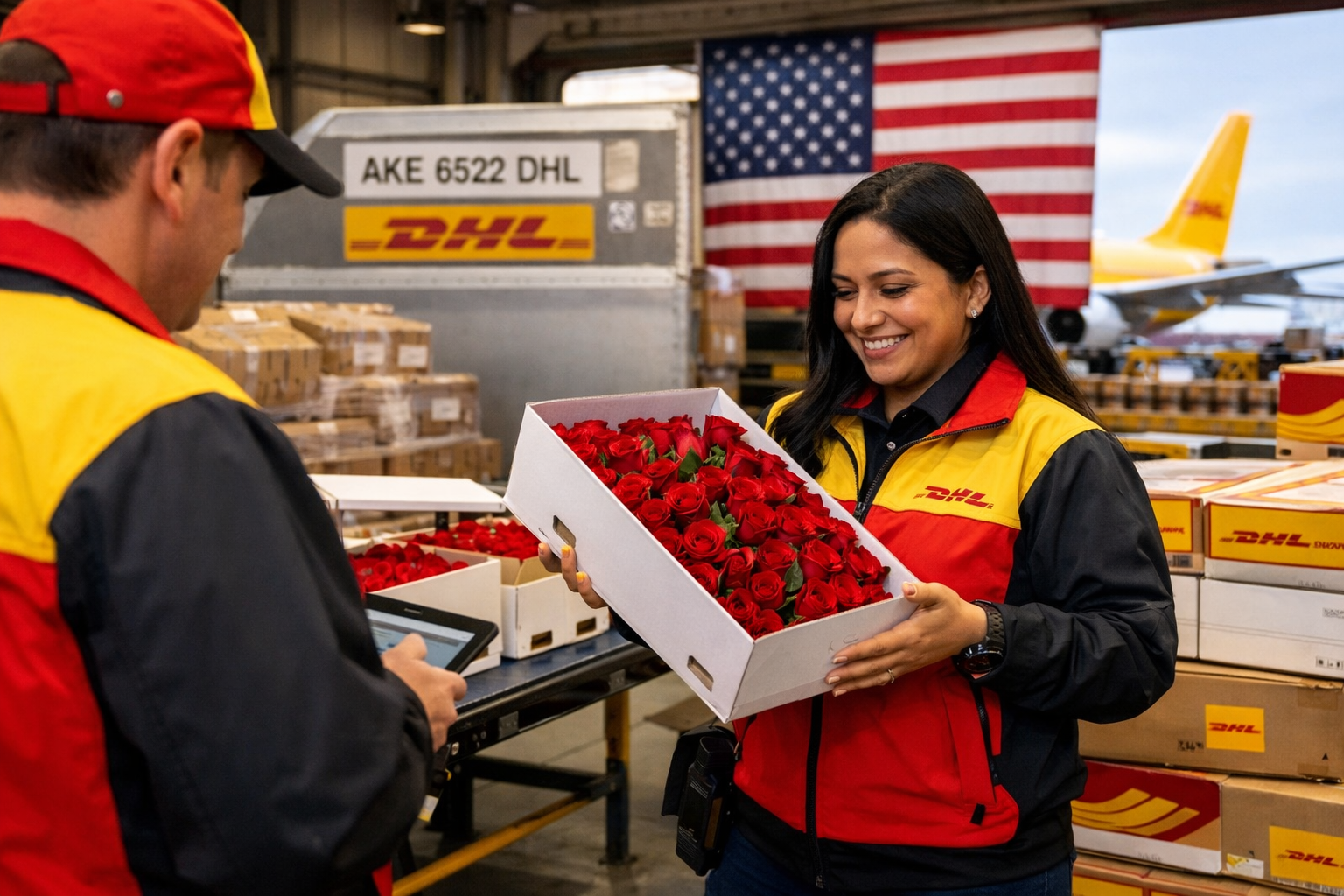 El modelo logístico door to door permite que las rosas ecuatorianas lleguen directamente desde los productores hasta los consumidores finales en mercados internacionales, garantizando rapidez, trazabilidad y calidad en fechas clave como San Valentín.