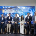 De izquierda a derecha: María José Guizado, Coordinadora de ASOLOG; Fernando Rojas, Director Ejecutivo de ASOLOG; Rafael Arcos, Gerente General de Itulpark; Felipe Tobar, Gerente General de Transportes Sánchez Polo; Paola Cano Montenegro, Gerente de Desarrollo de Negocios en Grupo Worldlogistic; Iván Naranjo, Gerente de Supply Chain en FARMAENLACE; y Carlos Burgos, Presidente de ASOLOG.