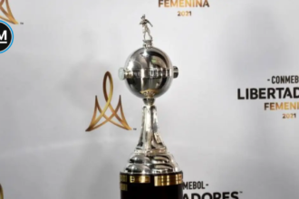 Jugadoras durante un partido de fútbol femenino previo a la Copa Libertadores Femenina 2026 que se disputará en Quito.