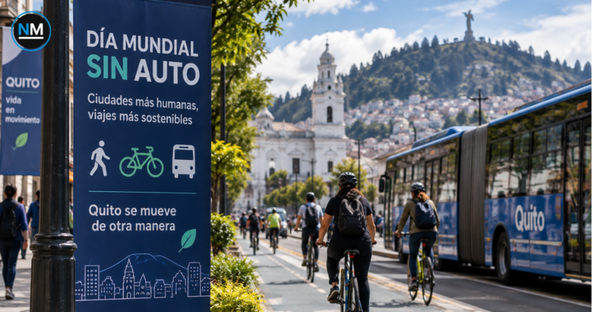 Día Mundial Sin Auto en Quito y actividades de movilidad activa este 22 de septiembre.