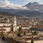 Vista histórica referencial de Quito, ciudad establecida como capital del Ecuador en 1830.