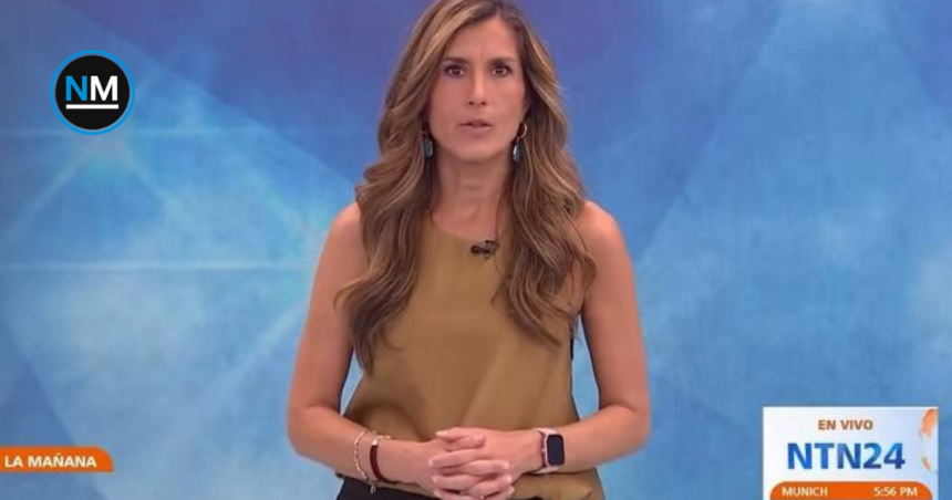Periodista ecuatoriana Ruth del Salto, quien anunció su salida de NTN24 después de 15 años.