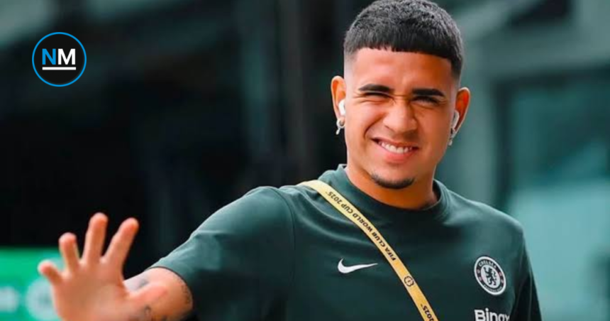 Kendry Páez, futbolista ecuatoriano cuyo pase pertenece al Chelsea, durante su etapa como jugador profesional.