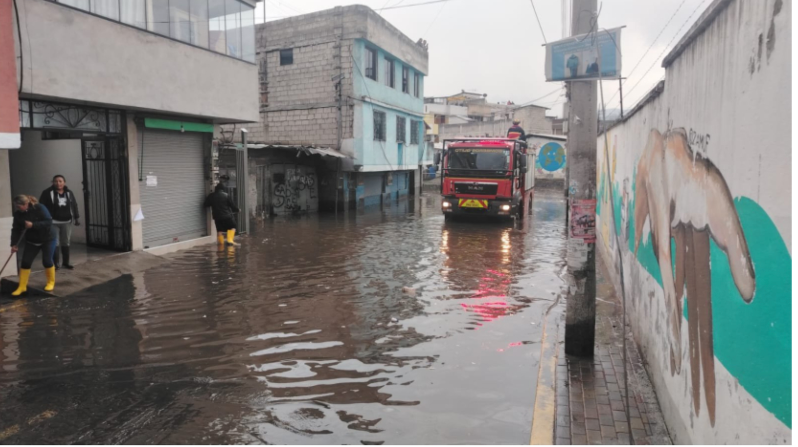 Turubamba Lluvias y granizo provocan inundaciones en el sur de Quito y un cierre ...