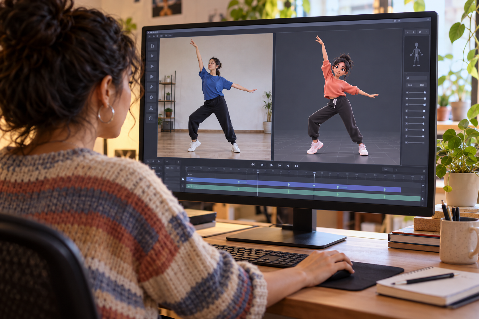 De una foto a una coreografía: así funciona la IA que transfiere movimientos a personajes De una foto a una coreografía: así funciona la IA que transfiere movimientos a personajes