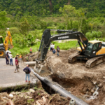 Tramo de la vía Alóag-Santo Domingo afectado por el cierre programado del 13 de octubre.