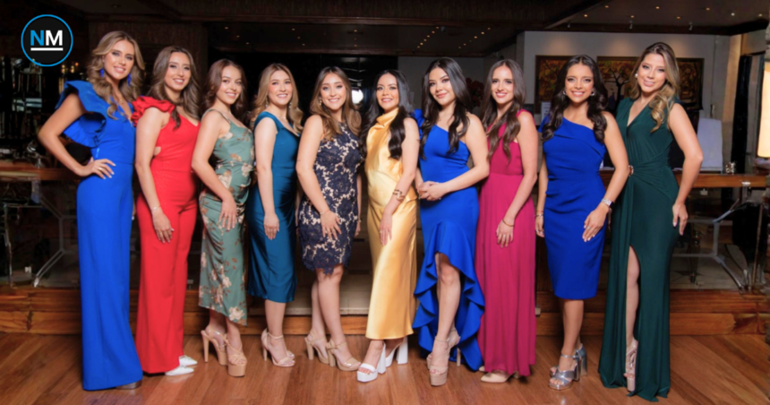 Las diez candidatas oficiales a Reina de San Francisco de Quito 2026–2027, seleccionadas para la elección del 25 de noviembre.